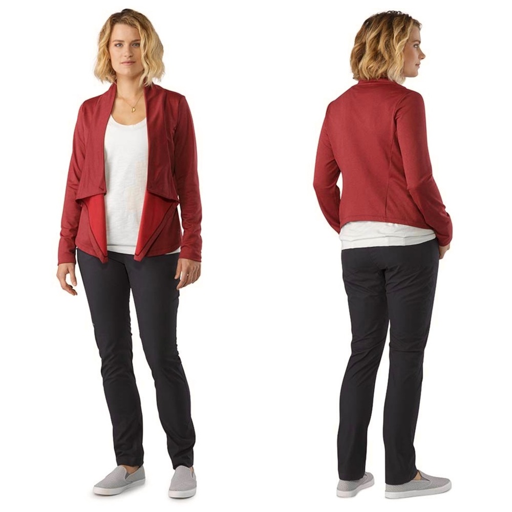 Arc’teryx Yonge Wrap sweater in Red Size Medium